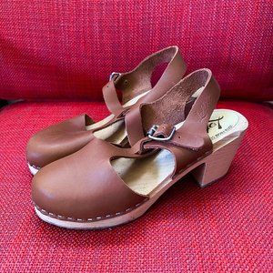 Lotta From Stockholm Brown Clog Sandals
